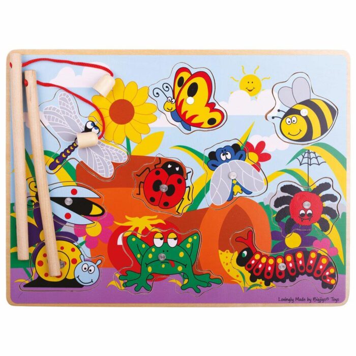 Joc de pescuit magnetic -  Prietenii din gradina - imagine 2