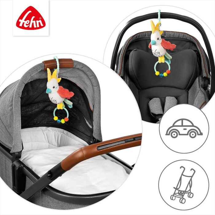 Jucarie pentru carucior Dobabydoo - Pasare cantatoare - imagine 3