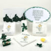 Trusou Botez "Micul Ingeras", model Ingeras, 9 piese, pentru Baieti, Fete, culoare Verde, marca LoreBebe ®