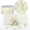 Trusou Botez "Inspiratie", model Ursulet, 9 piese, pentru Fete, culoare Crem, marca LoreBebe ®