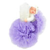 Lumanare Botez din Ceara, model "Bebelus Somnoros", culoare Mov, marca LoreBebe ®