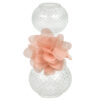 Sticluta Mir din Sticla, model "Floare de Gradina", culoare Roz , marca LoreBebe ®