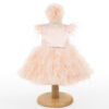 Rochita Botez "Alexia", cu Bentita, 2 piese, pentru Fete, culoare Roz , marca LoreBebe ®