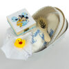 Set Prima Baita cu Nasii "Prietenie", model Mickey si Pluto, 6 piese, pentru Baieti, culoare Bleumarin, marca LoreBebe ®