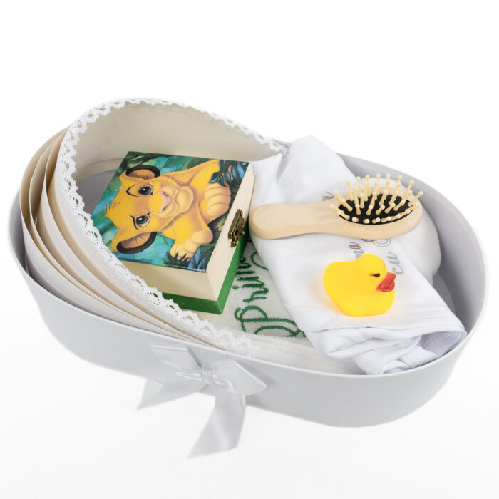 Set Prima Baita cu Nasii "Simba", model Regele Junglei, 6 piese, pentru Baieti, culoare Verde, marca LoreBebe ® - imagine 1