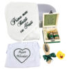 Set Prima Baita cu Nasii "Ayan", model Mesaj Personalizat, 6 piese, pentru Baieti, culoare Verde, marca LoreBebe ®