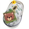 Set Prima Baita cu Nasii "Kazimir", model Ursulet, 6 piese, pentru Baieti, culoare Verde, marca LoreBebe ®