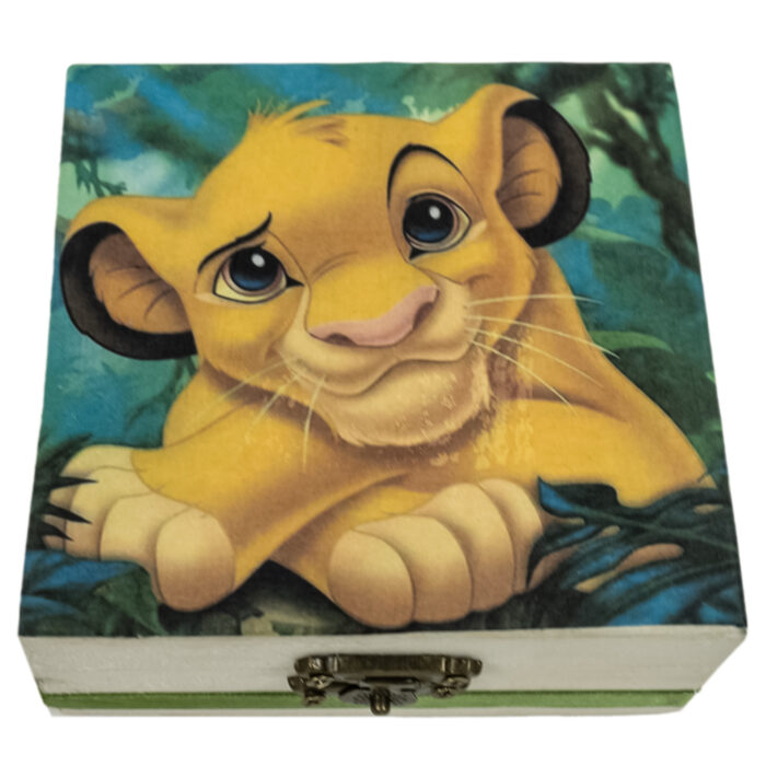 Cutie Prima Baita cu Nasii "Simba", model Regele Junglei, pentru Baieti, culoare Verde, marca LoreBebe ® - imagine 1
