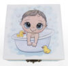 Cutie Prima Baita cu Nasii "Baita de Rasfat", model Bebelus, pentru Baieti, culoare Bleumarin, marca LoreBebe ®