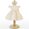 Rochita Botez "Angelica", cu Bentita, 2 piese, pentru Fete, culoare Roz , marca LoreBebe ®