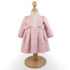 Rochita Botez "Yara", cu Bentita, 2 piese, pentru Fete, culoare Roz , marca LoreBebe ®