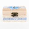 Cutie Prima Suvita din Lemn, model "Miniaturi Florale", culoare Bleumarin, marca LoreBebe ® - imagine 2