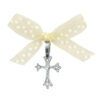Cruciulita Botez, model "Fundite Punctate", pentru Baieti, Fete, culoare Crem, marca LoreBebe ® - imagine 2