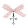 Cruciulita Botez, model "Buline Indraznete", pentru Fete, culoare Roz , marca LoreBebe ® - imagine 2