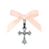 Cruciulita Botez, model "Fundita Dulce", pentru Fete, culoare Roz , marca LoreBebe ® - imagine 2