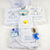 Set Prima Baita cu Nasii "Nicholas", model Ursulet, 8 piese, pentru Baieti, culoare Bleumarin, marca LoreBebe ® - imagine 2