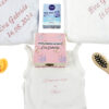 Set Prima Baita cu Nasii "Eva", model Fluturasi, 8 piese, pentru Fete, culoare Roz , marca LoreBebe ® - imagine 2