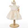 Rochita Botez "Angelica", cu Bentita, 2 piese, pentru Fete, culoare Roz , marca LoreBebe ® - imagine 2