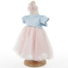 Rochita Botez "Astrid", cu Bentita, 2 piese, pentru Fete, culoare Roz , marca LoreBebe ® - imagine 2