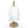 Rochita Botez "Thalia", cu Bentita, 2 piese, pentru Fete, culoare Alb, marca LoreBebe ® - imagine 2