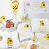 Set Botez "Fabian Mihai", format din Trusou Complet si Lumanare, model Winnie The Pooh, 16 piese, pentru Baieti, culoare Galben, marca LoreBebe ® - imagine 2