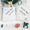 Set Botez "Patrick Ilyas", format din Trusou Complet, Lumanare si Tinuta Eleganta, model Ursulet, 17 piese, pentru Baieti, culoare Verde, marca LoreBebe ® - imagine 3