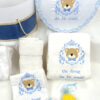 Trusou Botez "Micul Imparat", model Ursulet, 9 piese, pentru Baieti, culoare Bleumarin, marca LoreBebe ® - imagine 3