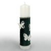 Lumanare Botez din Parafina, model "Aripi pe Catifea", culoare Verde, marca LoreBebe ® - imagine 3