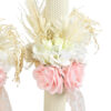 Lumanare Botez din Ceara, model "Atingeri Delicate", culoare Roz , marca LoreBebe ® - imagine 3