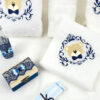 Trusou Botez "Ursuletul cu Stil", model Ursulet, 9 piese, pentru Baieti, culoare Bleumarin, marca LoreBebe ® - imagine 3