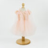Rochita Botez "Adela", cu Bentita, 2 piese, pentru Fete, culoare Roz , marca LoreBebe ® - imagine 3
