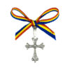 Cruciulita Botez, model "Fundita cu Motive Traditionale", pentru Baieti, Fete, culoare Multicolor, marca LoreBebe ® - imagine 3
