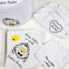 Set Prima Baita cu Nasii "Dominic", model Ursulet, 8 piese, pentru Baieti, culoare Albastru, marca LoreBebe ® - imagine 3