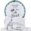 Set Prima Baita cu Nasii "Florin", model Ursulet, 8 piese, pentru Baieti, culoare Verde, marca LoreBebe ® - imagine 3