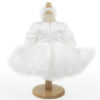Rochita Botez "Amelia", cu Bentita, 2 piese, pentru Fete, culoare Alb, marca LoreBebe ® - imagine 3