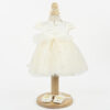 Rochita Botez "Kate", cu Bentita, 2 piese, pentru Fete, culoare Alb, marca LoreBebe ® - imagine 3