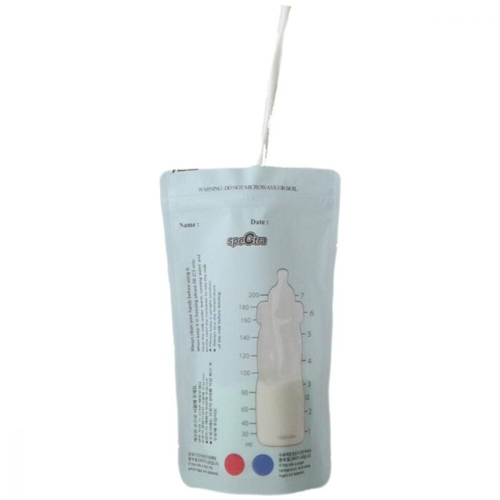 Pungi stocare lapte matern cu fermoar (30 buc.) - imagine 5