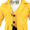 Costum Botez "Alfie", cu Chipiu si Papion, 6 piese, pentru Baieti, culoare Galben, marca LoreBebe ® - imagine 4