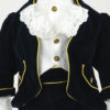 Costum Botez "Harry", cu Chipiu si Papion, 6 piese, pentru Baieti, culoare Negru, marca LoreBebe ® - imagine 4