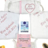 Set Prima Baita cu Nasii "Eva", model Fluturasi, 8 piese, pentru Fete, culoare Roz , marca LoreBebe ® - imagine 4