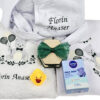 Set Prima Baita cu Nasii "Florin", model Ursulet, 8 piese, pentru Baieti, culoare Verde, marca LoreBebe ® - imagine 4