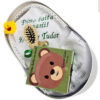 Set Prima Baita cu Nasii "Kazimir", model Ursulet, 6 piese, pentru Baieti, culoare Verde, marca LoreBebe ® - imagine 4
