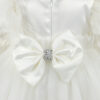 Rochita Botez "Alice", cu Bentita, 2 piese, pentru Fete, culoare Alb, marca LoreBebe ® - imagine 4