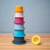 Set cupe de stivuit din silicon - imagine 7