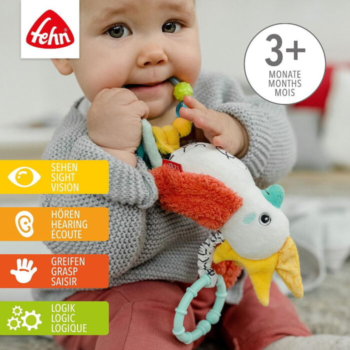 Jucarie pentru carucior Dobabydoo - Pasare cantatoare - imagine 2