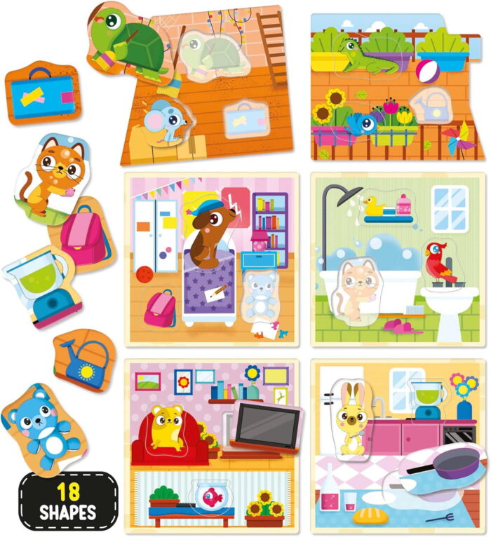 Joc Montessori - Casuta animalutelor - imagine 2