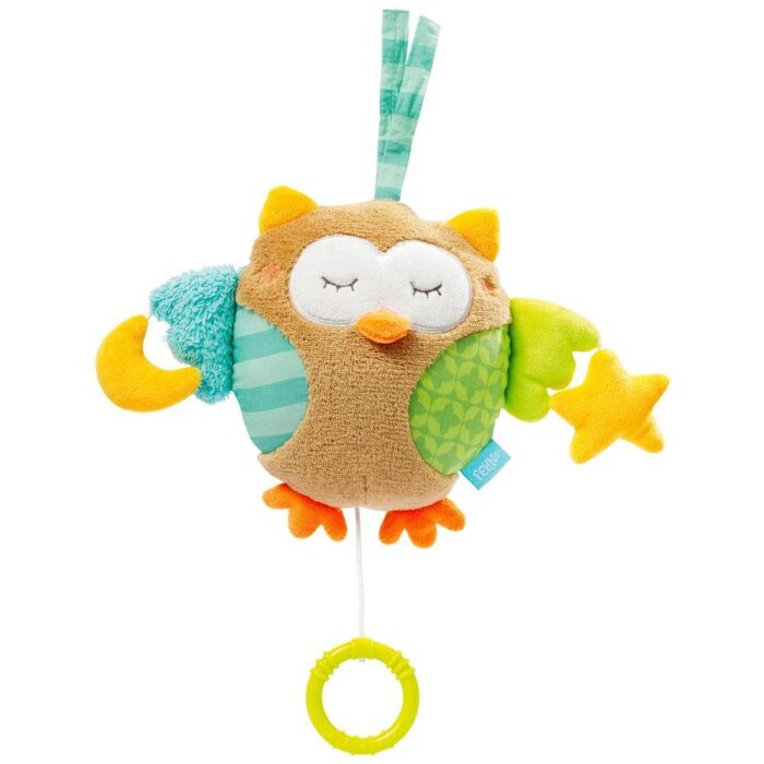 Jucarie muzicala - Bufnita somnoroasa (18 cm) - imagine 1