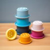 Set cupe de stivuit din silicon - imagine 6