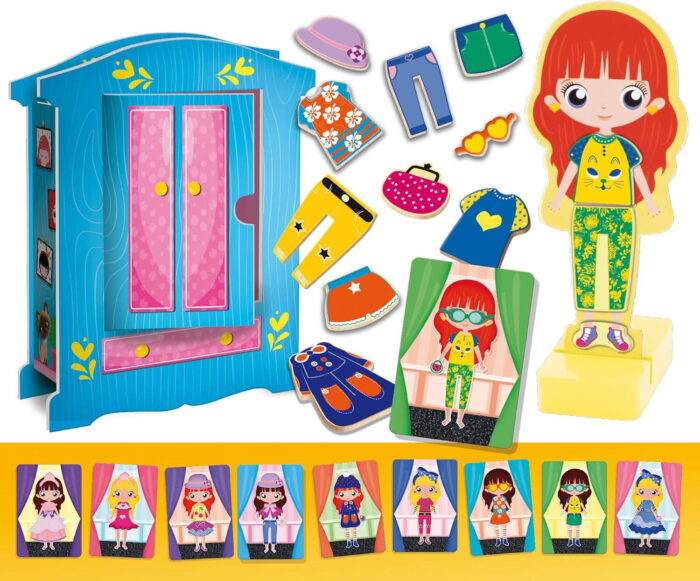 Joc magnetic Montessori - Parada modei - imagine 1