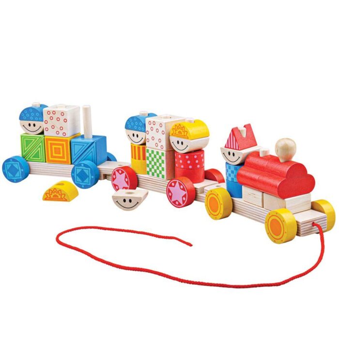 Trenuletul colorat cu forme - imagine 1